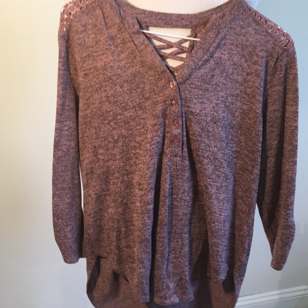 NOBO Long sleeve Rose Tunic